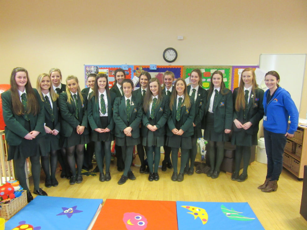 Health and Social Care pupils visit Sure Start