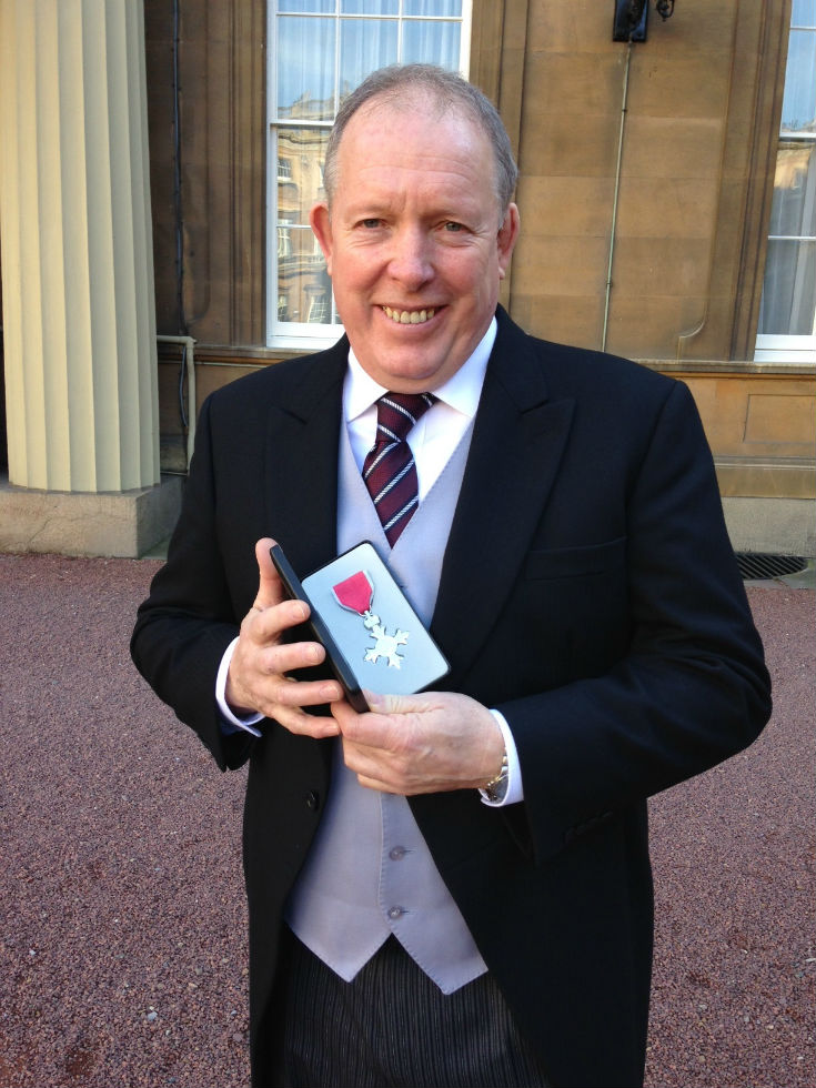 Mr Donnan Receives MBE