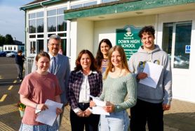 DOWN HIGH SCHOOL STUDENTS RECEIVE OUTSTANDING AS AND A-LEVEL RESULTS